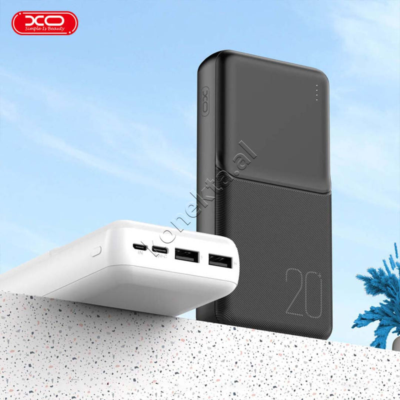 Bateri E Jashtme XO 20000mAh Me 4 Porta