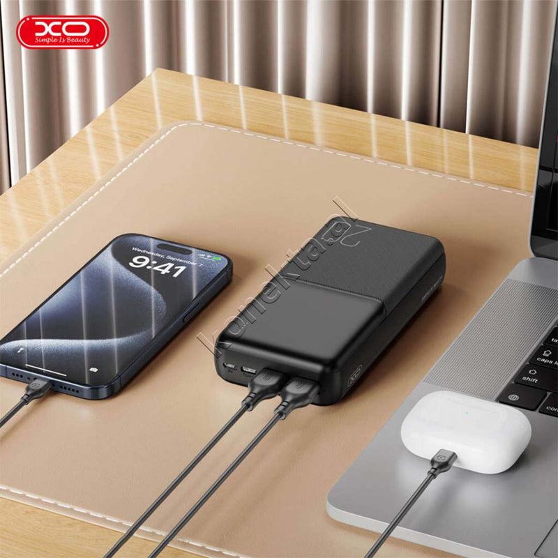 Bateri E Jashtme XO 20000mAh Me 4 Porta