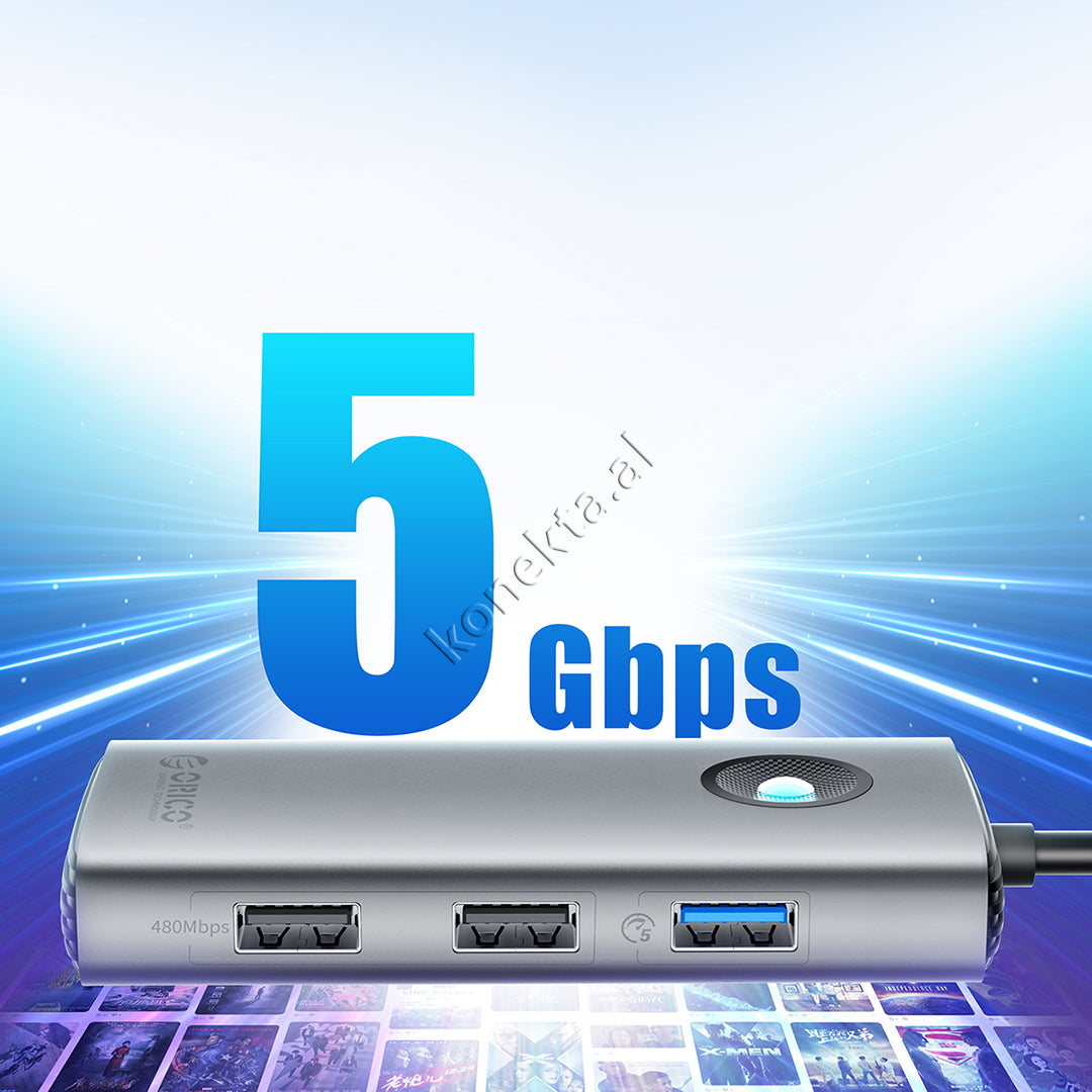 Adaptor HUB Orico Me Shume Porta 5 Ne 1