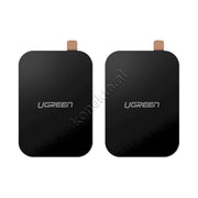 Pllaka Metalike Per Mbajtese Magnetike Telefoni Ugreen Rectangular Metal Plate for Magnetic Phone Stand 2 Pack black