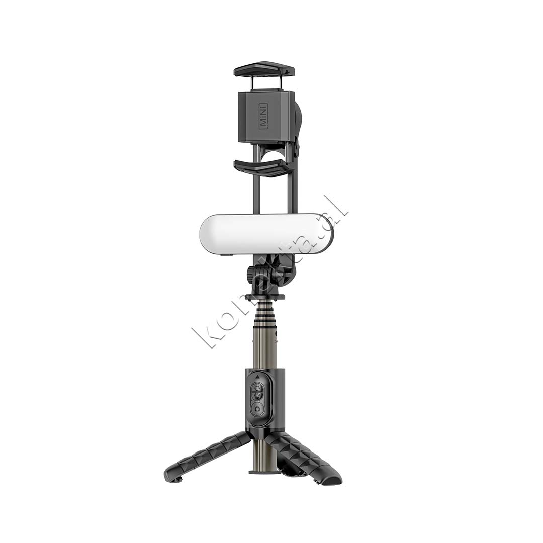Gimbal (Tripod) Me Rrotullim 360° Dhe Drite LED