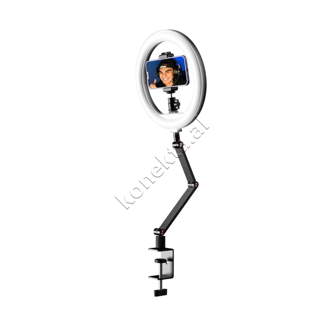 Ring Light Profesional 10" Me Mbajtese Per Smartphone Apexel
