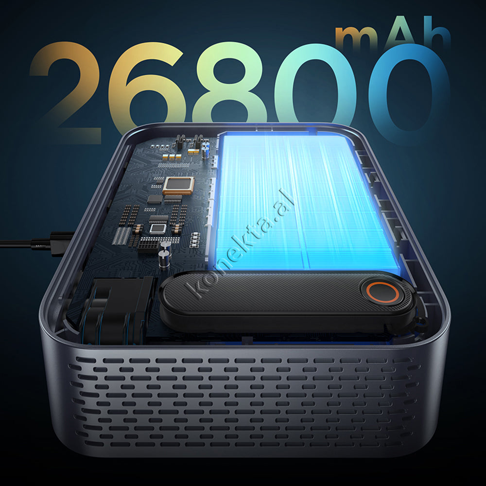 Bateri Jashtme Multifunksionale Starter 26800mAh Qe Ndez Automjete Te Ndryshme Ne Raste Emergjente