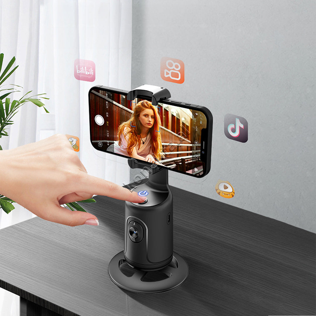 Mbajtese Telefoni Me Sensor Ndjekjeje Inteligjent 360° Per Tripod / Selfie Stick