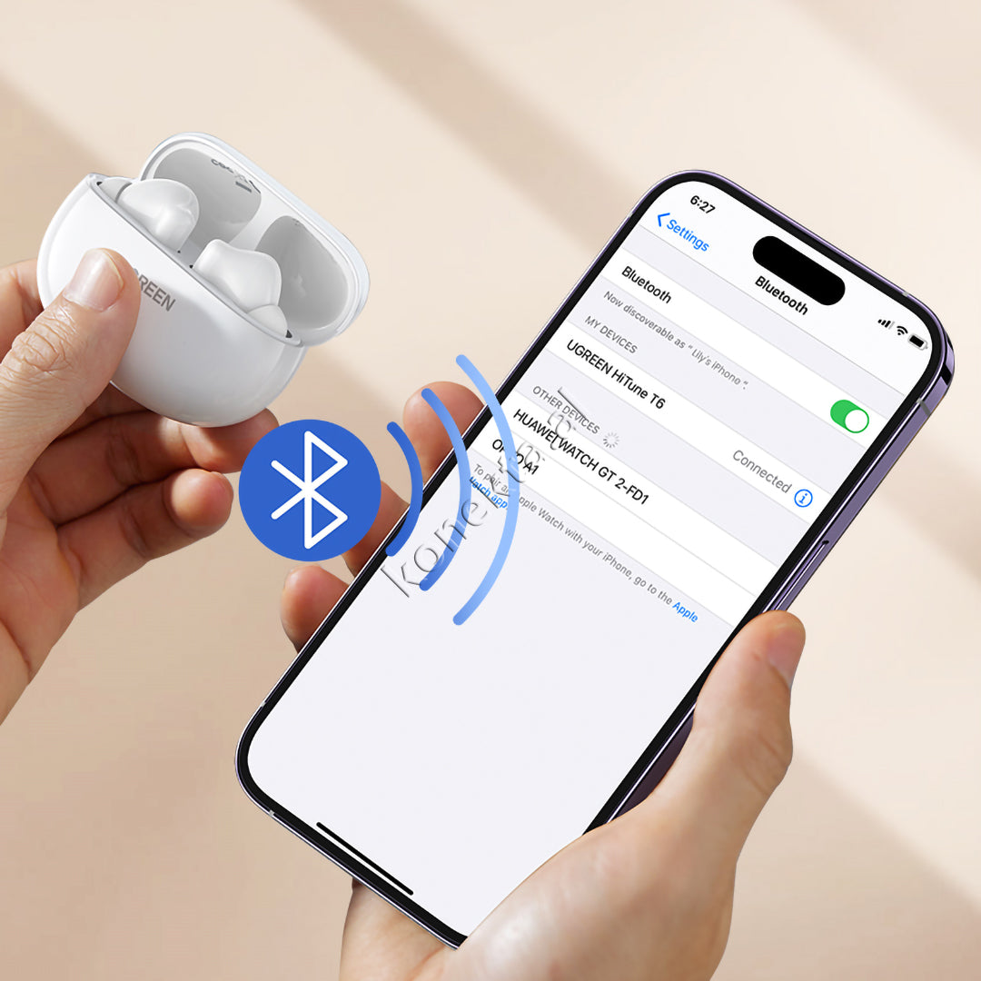 Kufje me Bluetooth UGreen HiTune T6 ANC ( Active Noise Cancelling )