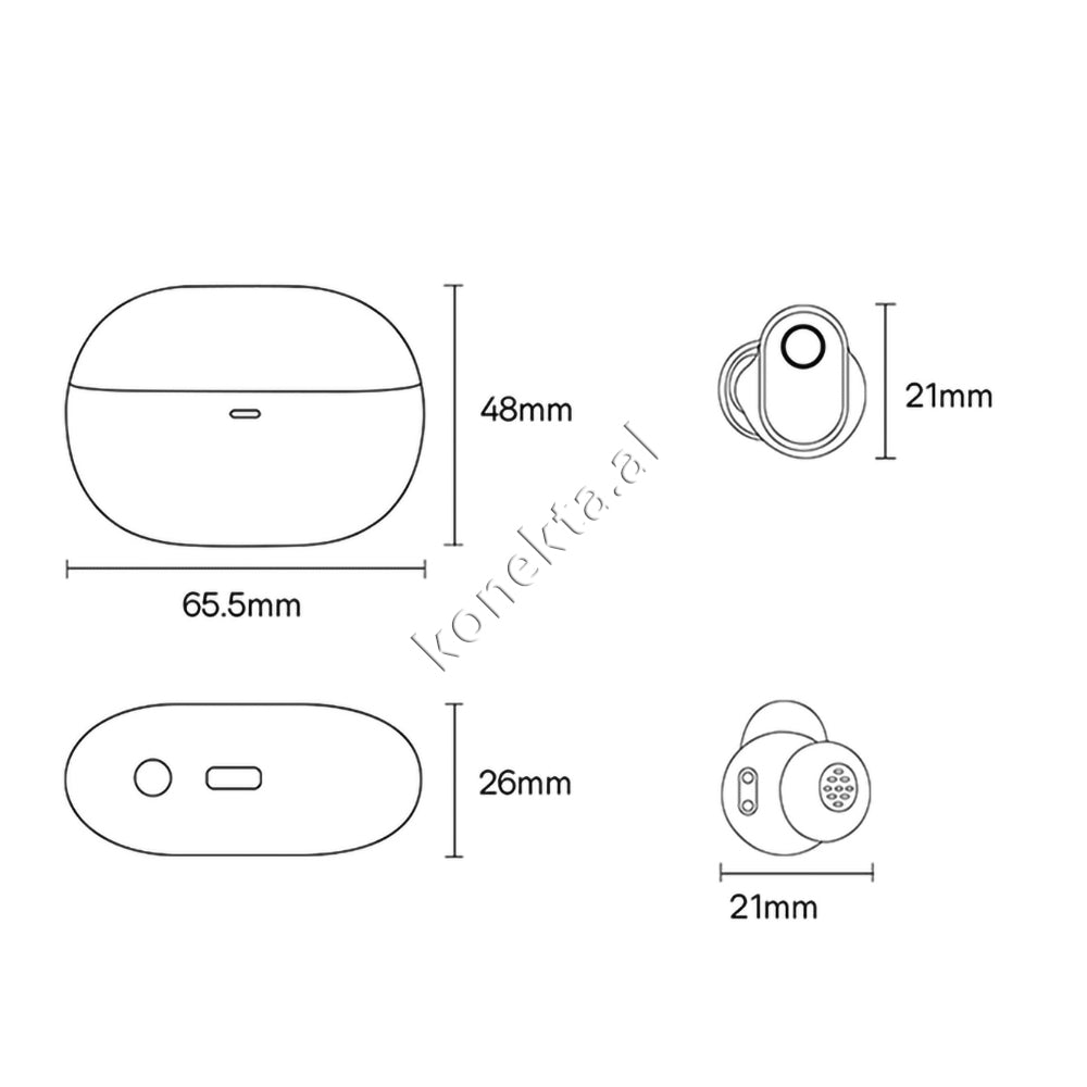 Kufje Cift Me Bluetooth Baseus WM05