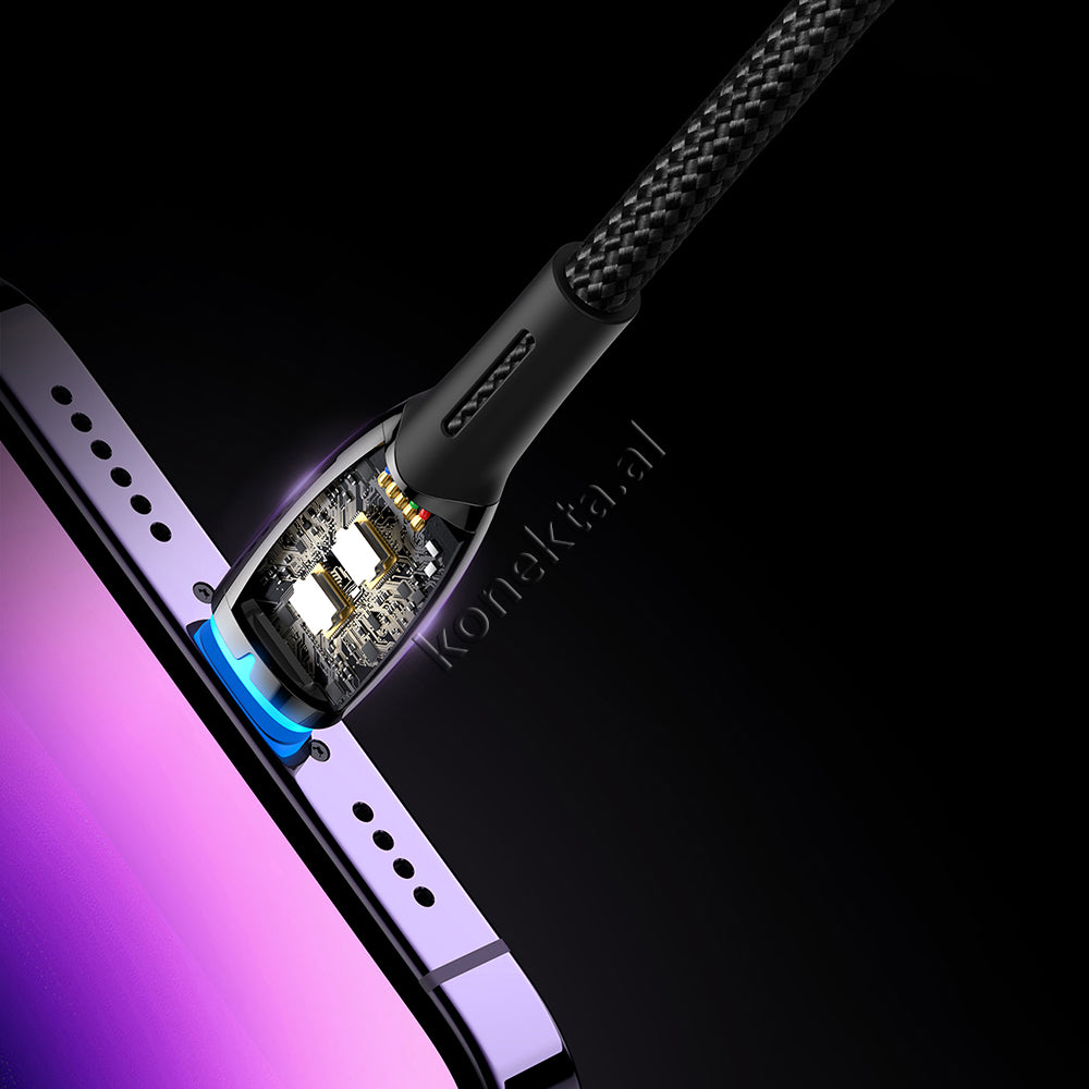 Kabell Karikimi Baseus USB Ne Lightning & Type-C