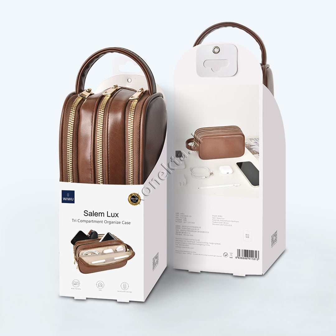 Çantë Dore Lëkure Multifunksionale Moderne Luksoze WiWU