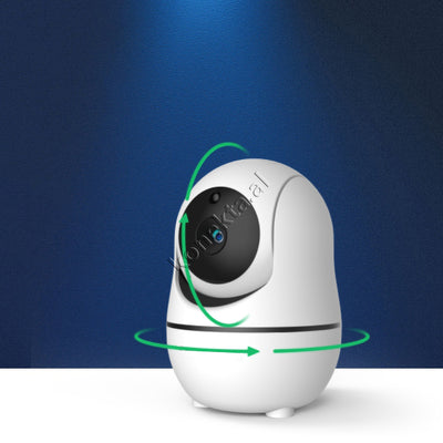Kamera 360° për Monitorimin e Foshnjës, me Ekran 7 inç, Mikrofon të Integruar, Komunikim i Dyanshëm deri në 300m, Sensor Temperature