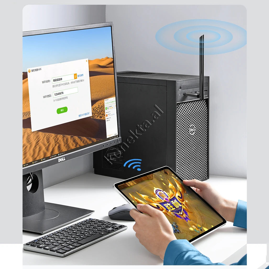 Pershtates WiFi USB UGREEN Per Desktopin e Kompjuterit