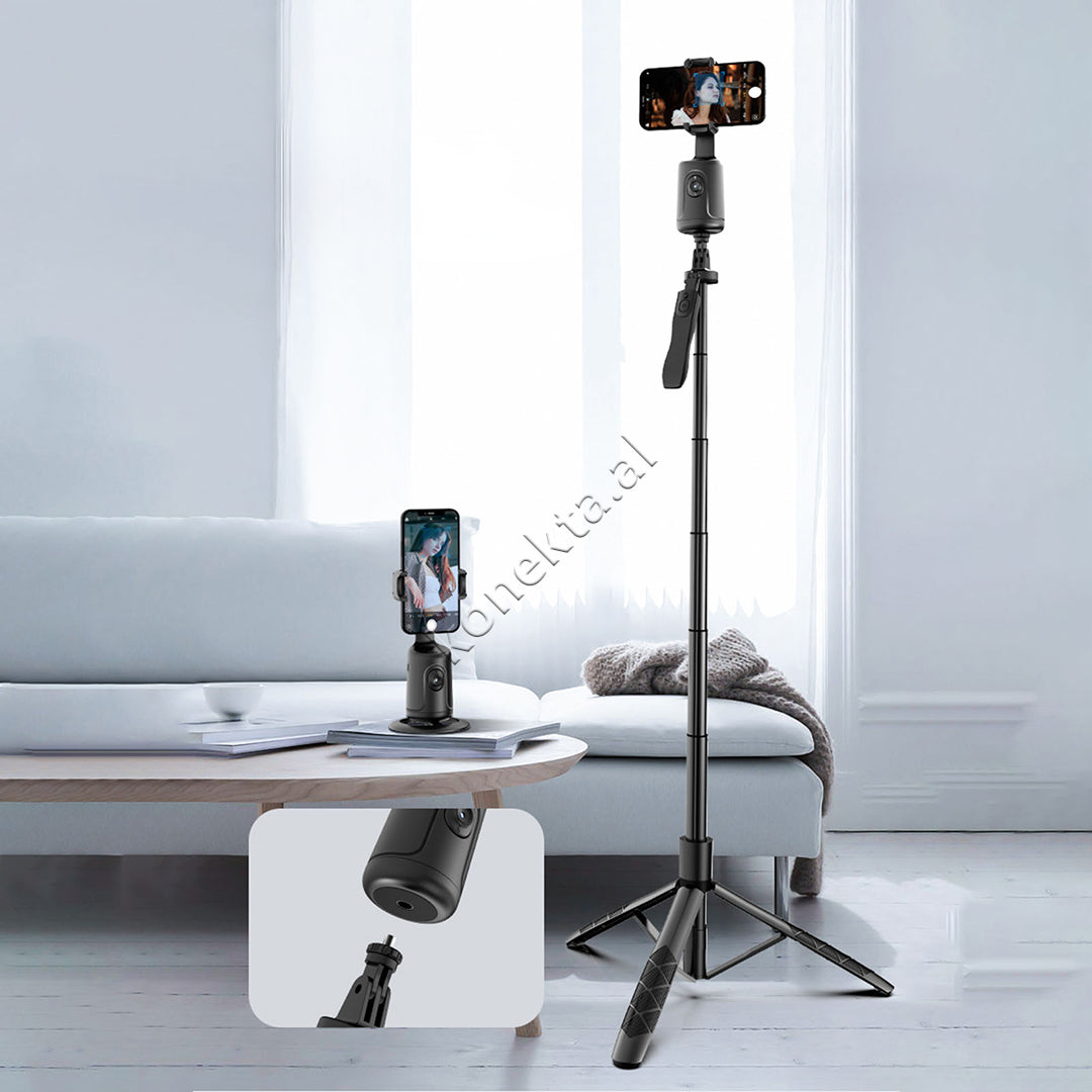 Mbajtese Telefoni Me Sensor Ndjekjeje Inteligjent 360° Per Tripod / Selfie Stick