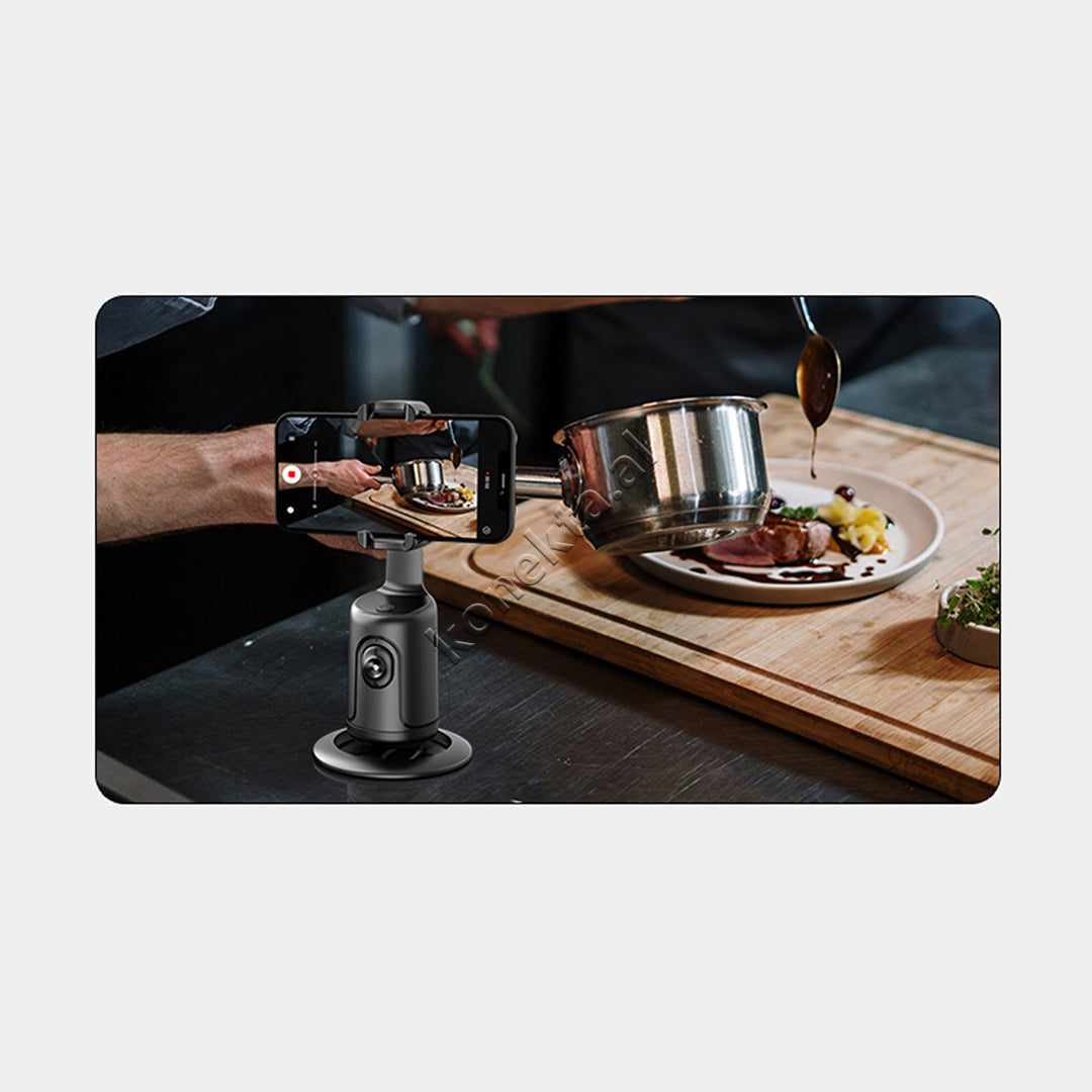 Mbajtese Telefoni Me Sensor Ndjekjeje Inteligjent 360° Per Tripod / Selfie Stick