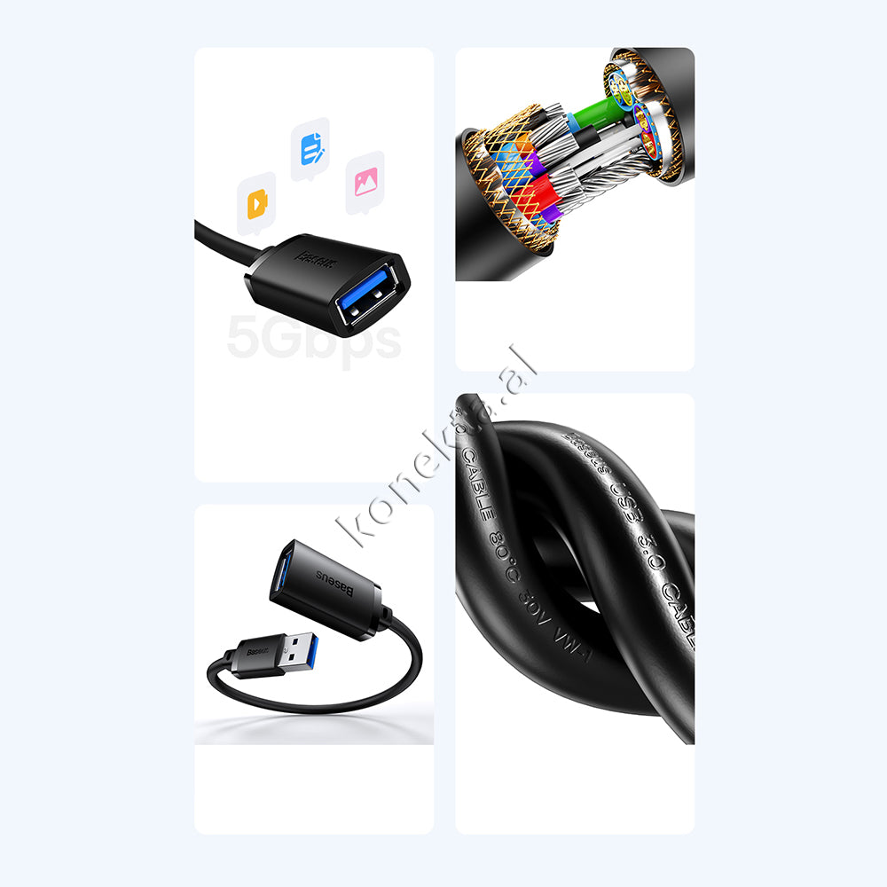 Kabell Zgjatues USB 3.0 Baseus
