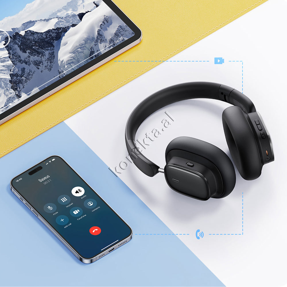 Kufje Headphones Me Bluetooth Baseus Bowie H1i