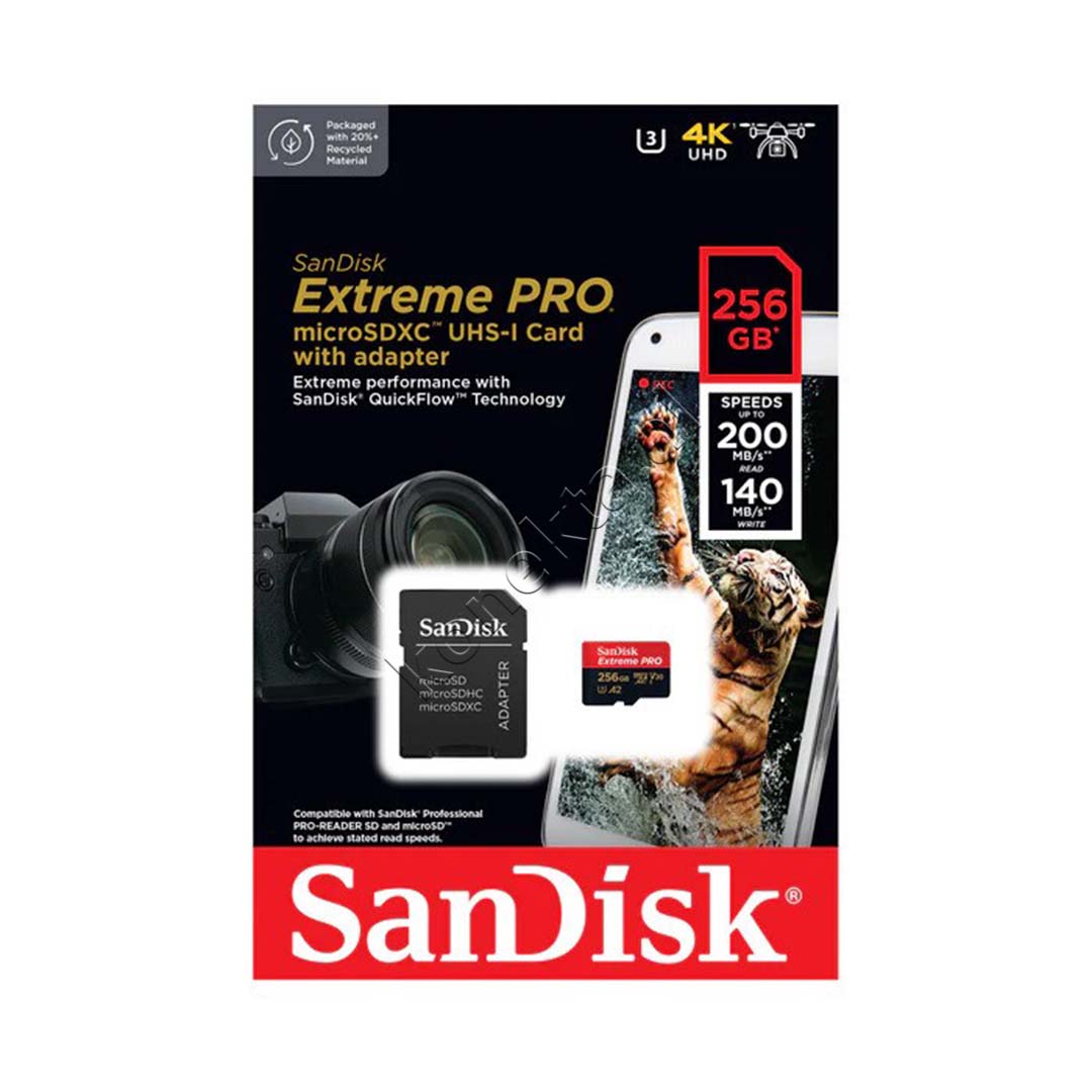 Karte Memorie 64GB/128GB/256GB Extreme Pro Micro SDXC UHS-I Me Adaptor SanDisk