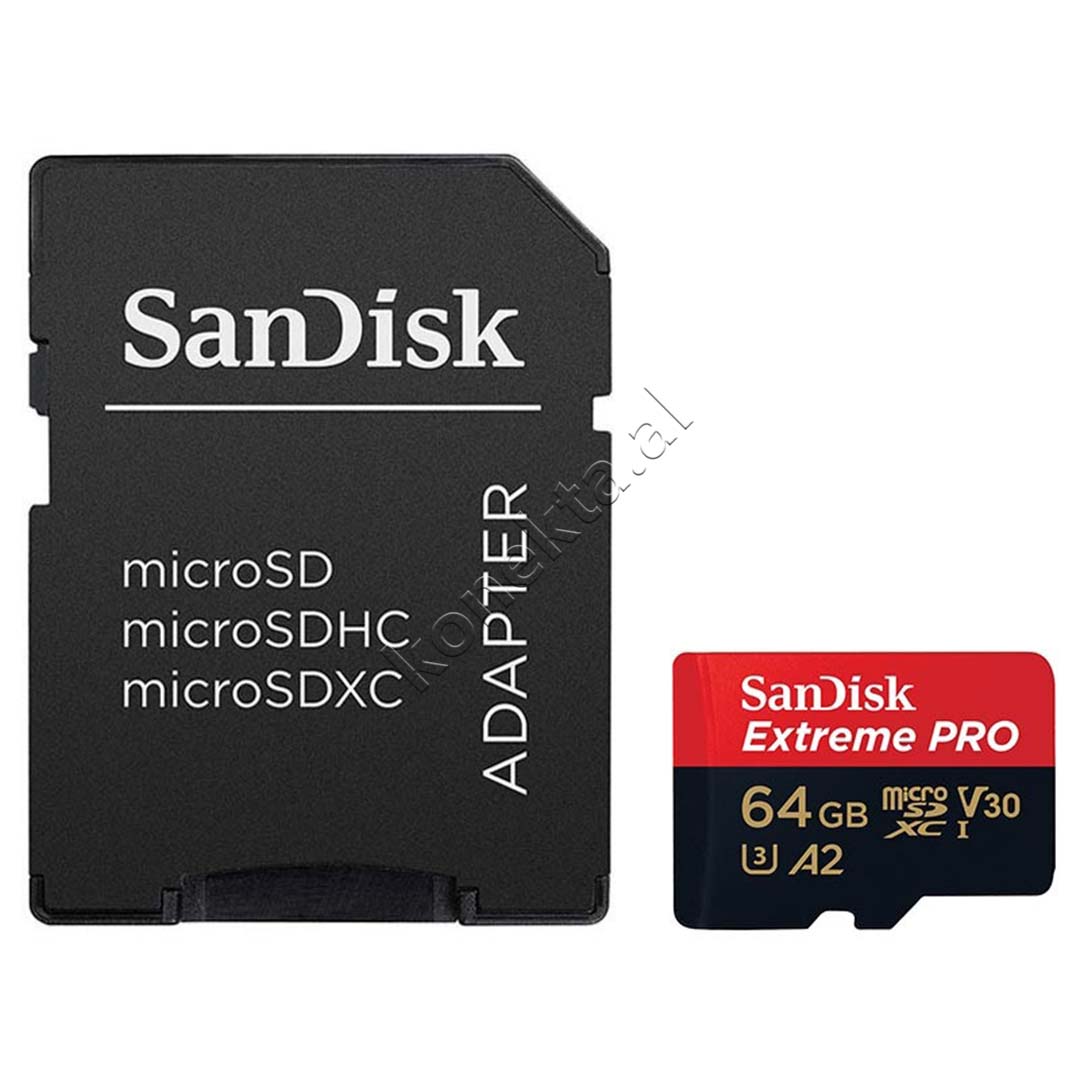 Karte Memorie 64GB/128GB/256GB Extreme Pro Micro SDXC UHS-I Me Adaptor SanDisk