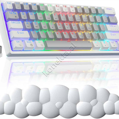 Tastiere Wireless Mekanike RGB Per Kompjuter Ose Laptop