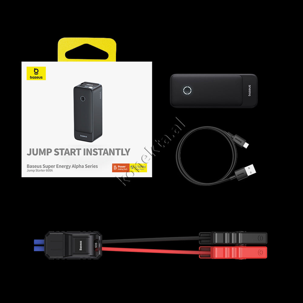 Bateri Jashtme Multifunksionale Starter 6000mAh Qe Ndez Automjete Te Ndryshme Ne Raste Emergjente