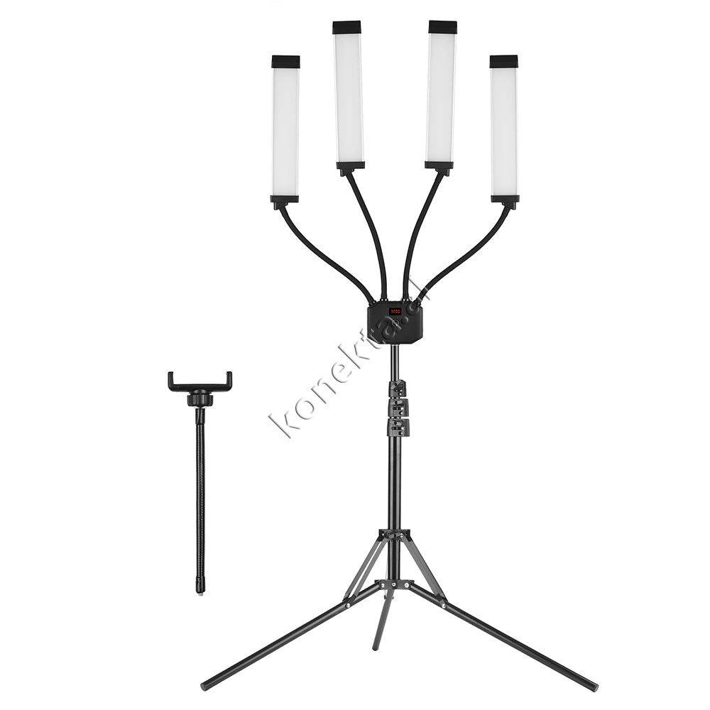 Trekembesh (Tripod) Si Peme Me 4 Drita LED Te Lakueshme