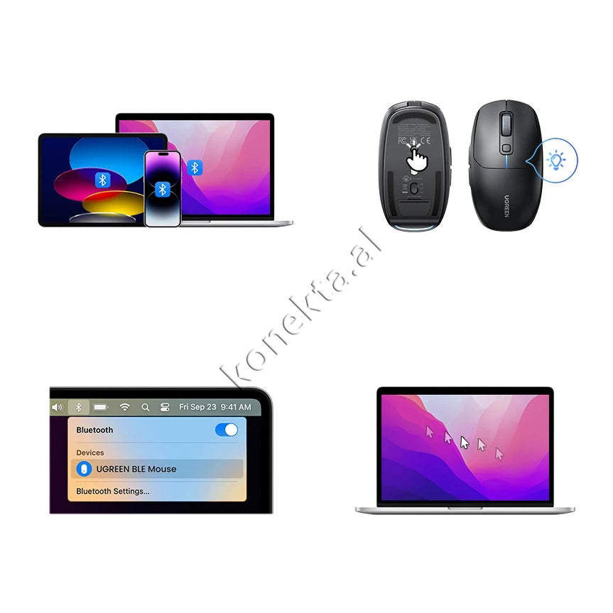 Maus UGreen Per Kompjuter Dhe Laptop