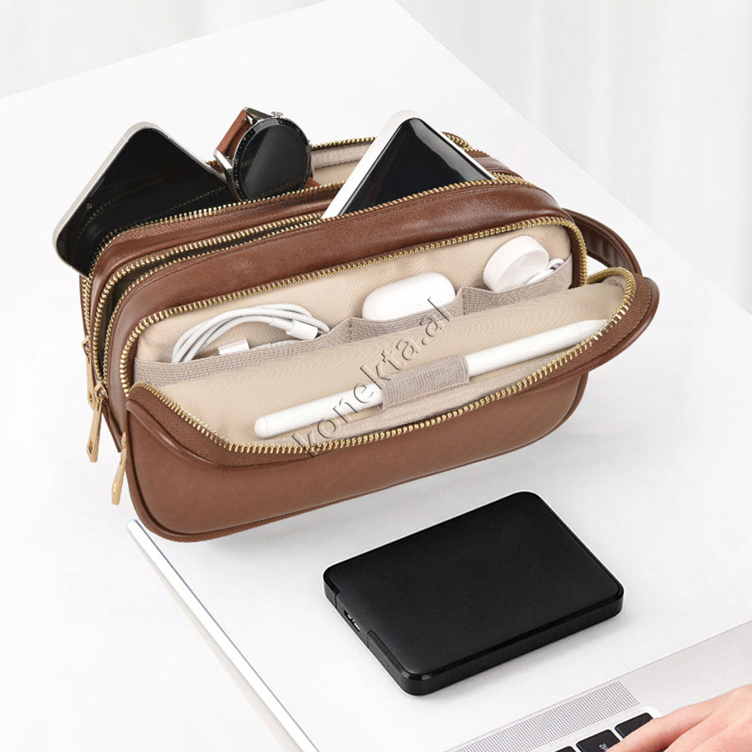 Çantë Dore Lëkure Multifunksionale Moderne Luksoze WiWU