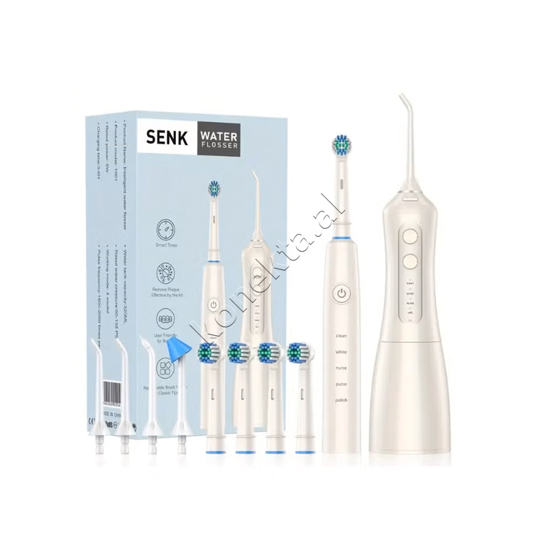 Set Furce Elektrike + Flosser 2 Ne 1 Senk