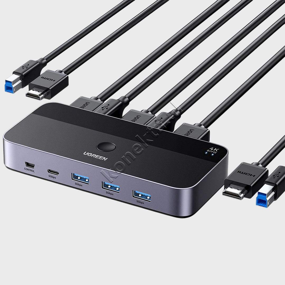 Switch KVM HDMI 2 Ne 1 Me Rezolucion 4K Ugreen