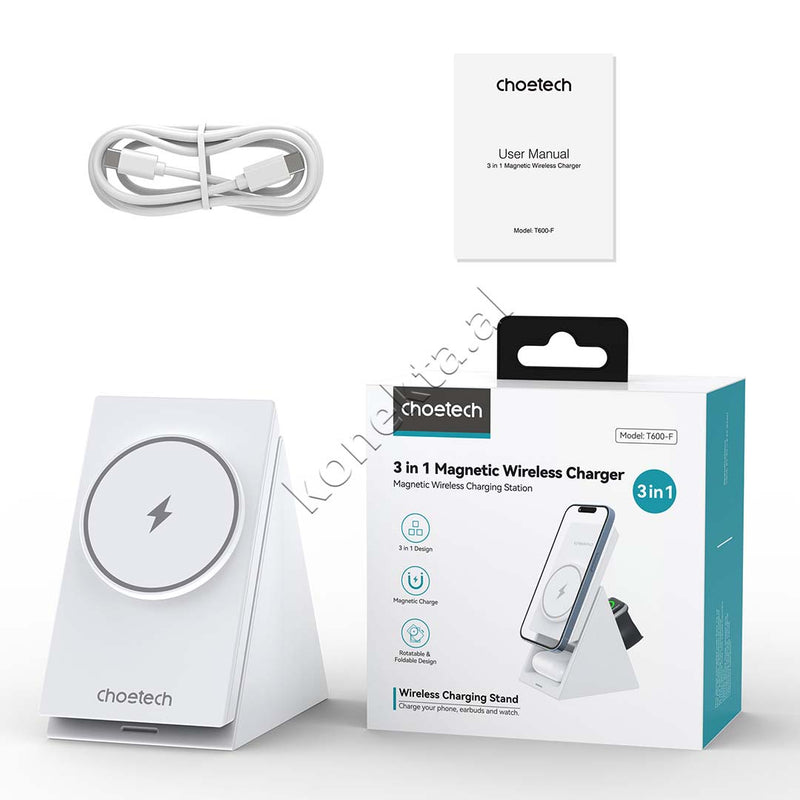 Karikues Wireless Magnetik 3 Ne 1 Choetech