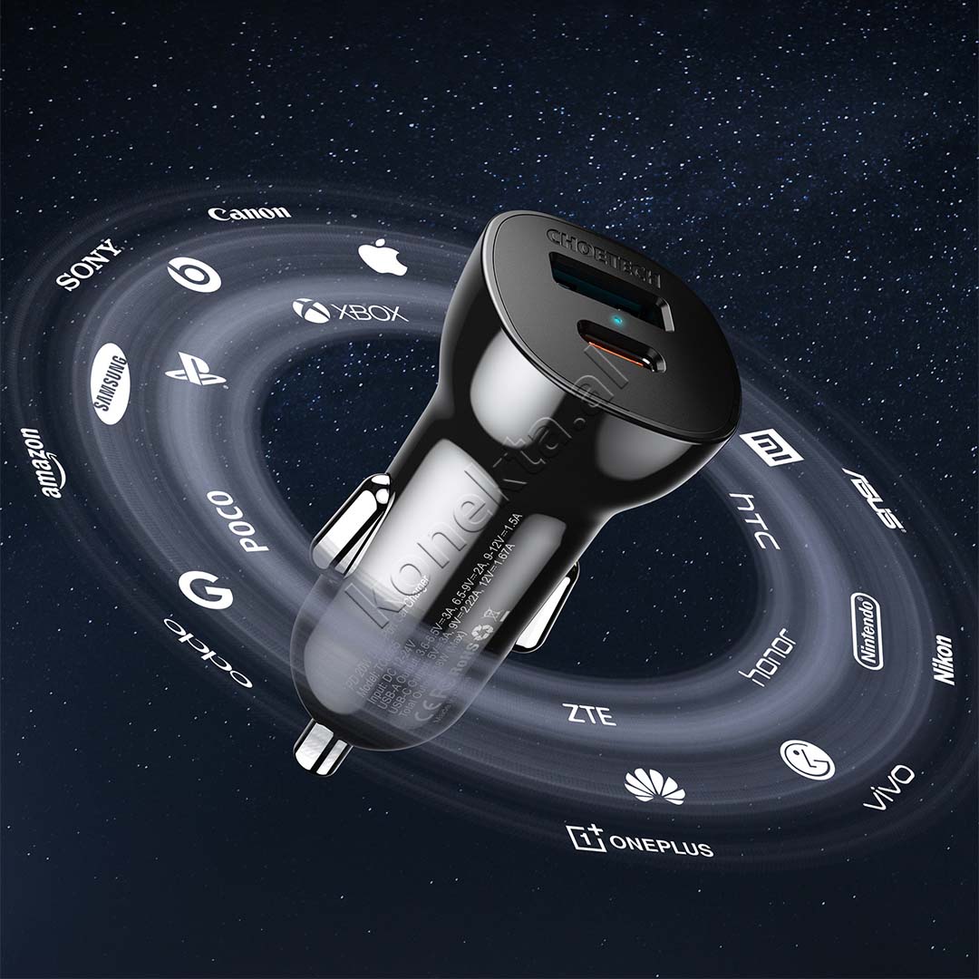 Adaptor Karikimi 38W Per Makine Me 2 Porta Usb-A + Type-C Choetech