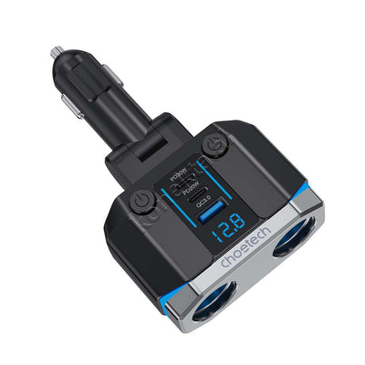Adaptor Karikimi 200W Per Makine Me 2 Porta Type-C Dhe 1 Porte USB Choetech