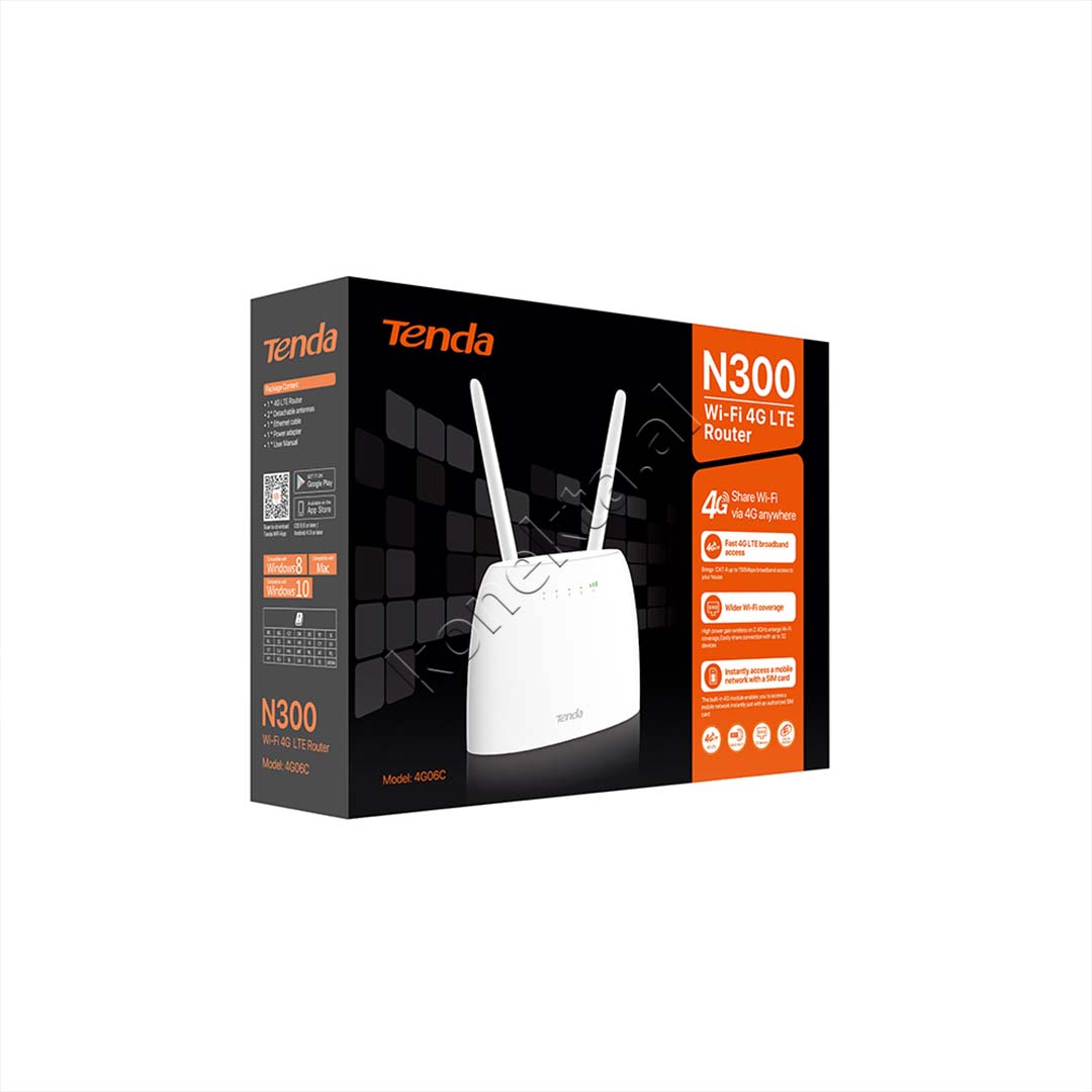 Router Interneti WiFi 4G LTE N300 Tenda