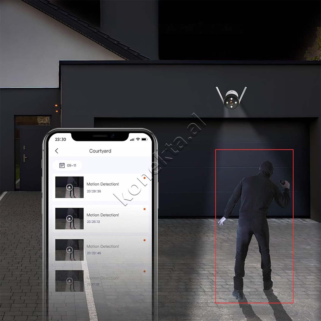 Kamera Sigurie Per Shtepi Outdoor 1080P Tenda