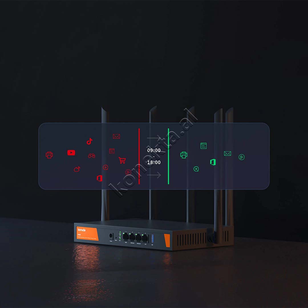 Router Wireless AX3000 Dual Band Wifi6 Tenda