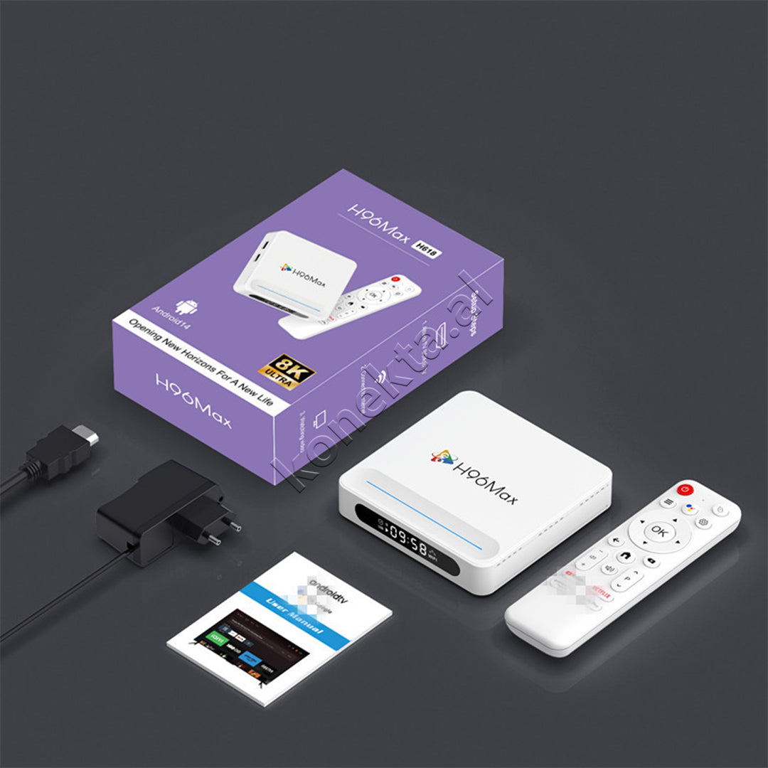 TV Box Android 14 H96 Max
