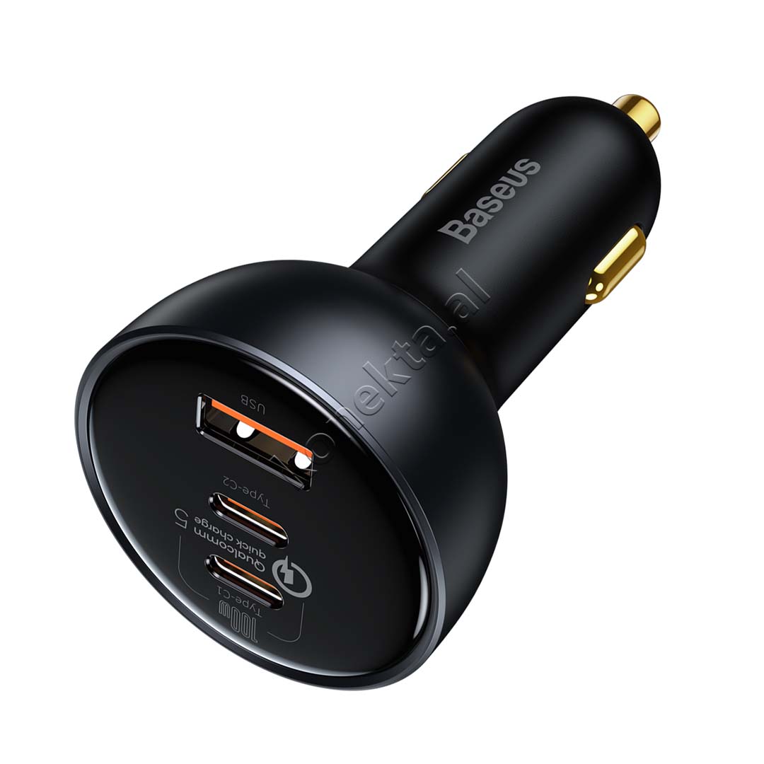 Adaptor Karikimi 160W Me Porte USB-C Dhe USB-A Baseus