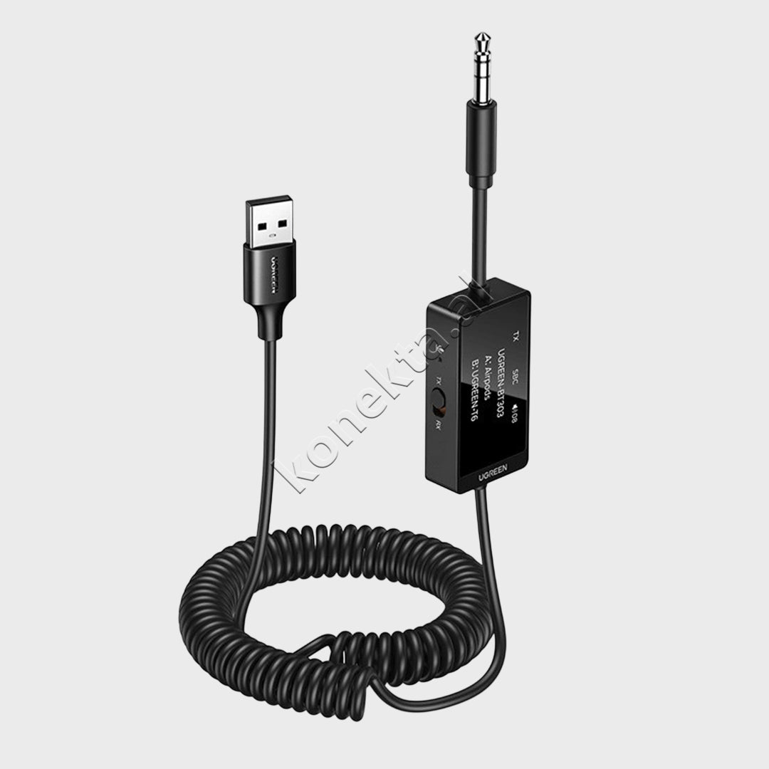 Transmetues Dhe Marres Bluetooth 5.4 Me Mikrofon Dhe Kabllo Te Terheqshme Ugreen