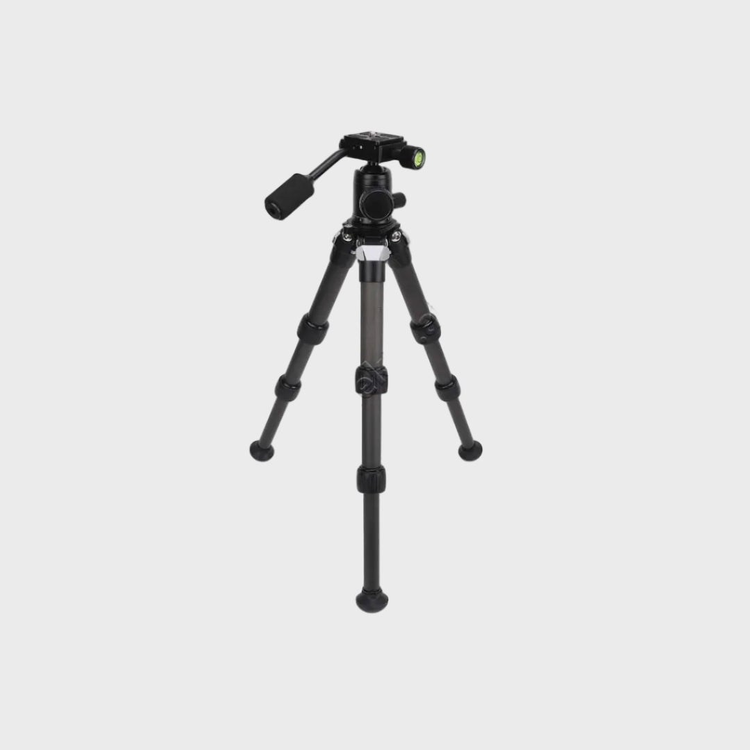 Trekembesh (Tripod) Profesional Me Fibra Karboni Dhe Vide 1/4" Per Kamera DSLR