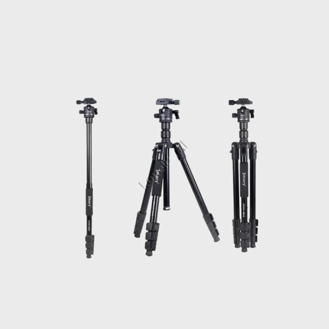 Trekembesh (Tripod) i Çmontueshem si Monopod me Koke Profesionale  dhe Gjatesi e Kend Te Gradueshem per Kamera, Telefon, Tablet ,GoPro, SLR,  Etj.