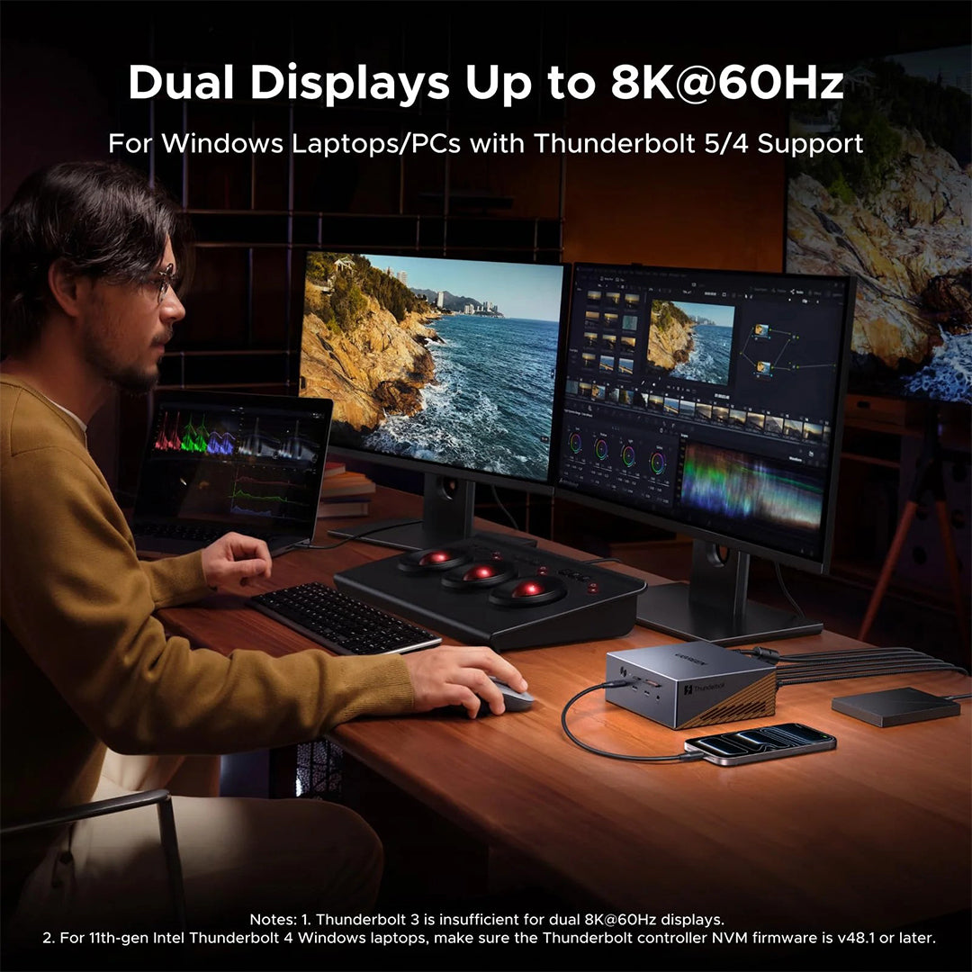 Stacion Docking Ugreen Revodok Maxidok 17-in-1 Thunderbolt™ 5 240W