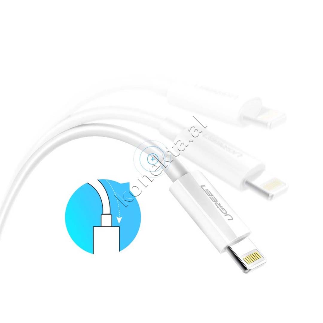Kabell USB-A Ne Lightning MFi 2.4A UGreen