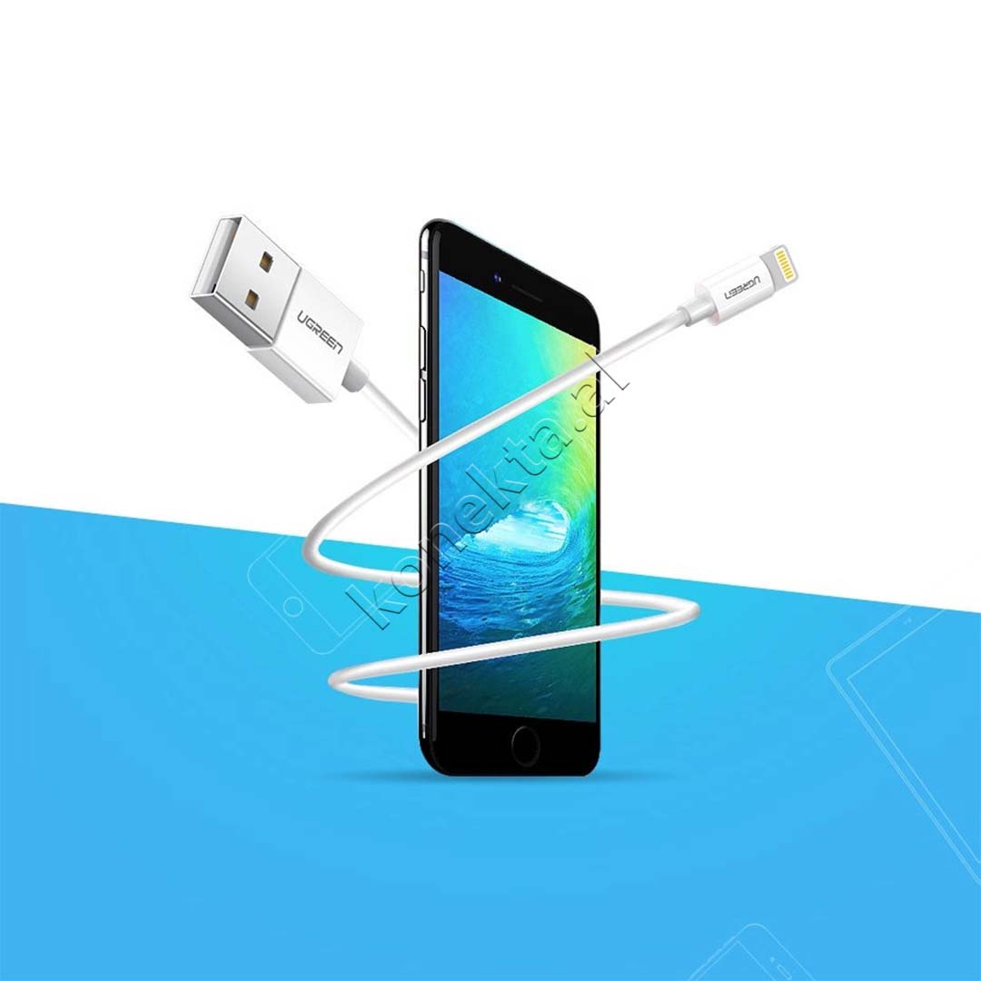 Kabell USB-A Ne Lightning MFi 2.4A UGreen