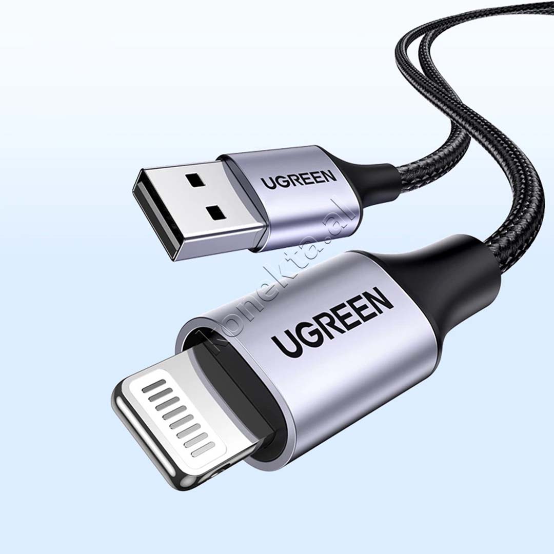 Kabell USB-A Ne Lightning MFi 2.4A UGreen 1.5m
