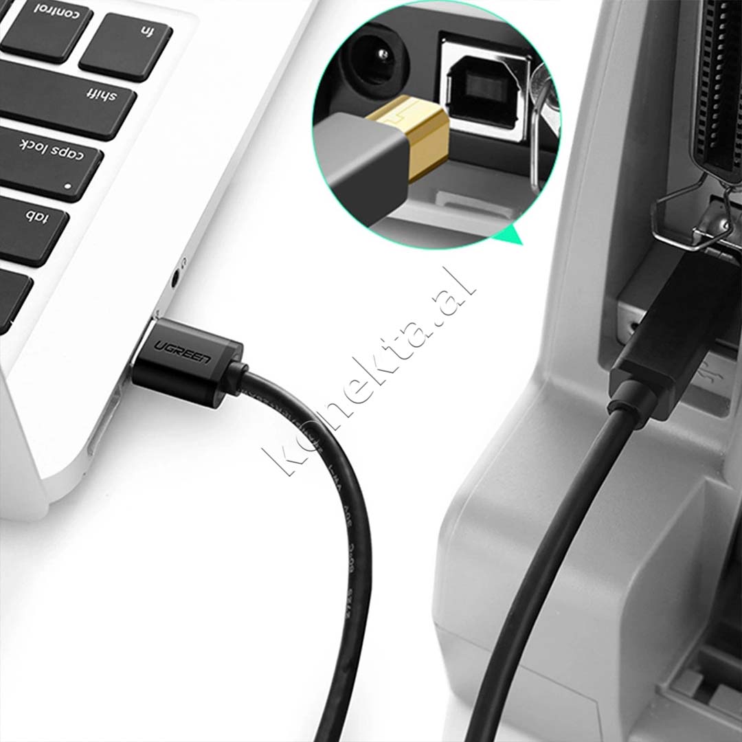 Kabell Printimi USB-A Ne USB-B UGreen