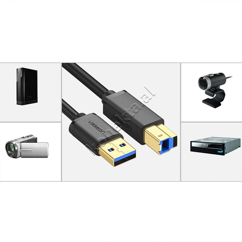 Kabell Printimi USB-A Ne USB-B UGreen