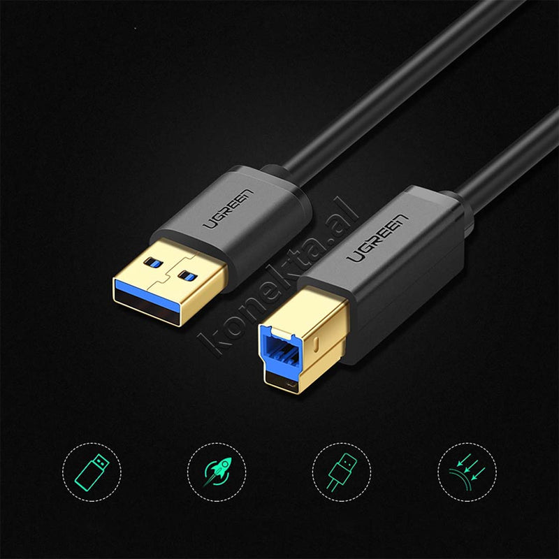 Kabell Printimi USB-A Ne USB-B UGreen