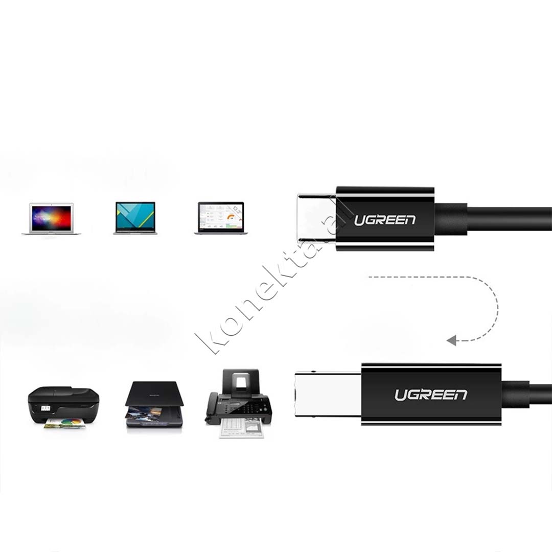 Kabell Printimi USB-C 2.0 Ne USB-B UGreen 1m/2m