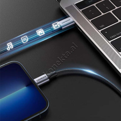 Kabell Karikimi USB-C Ne Lightning UGreen 1m