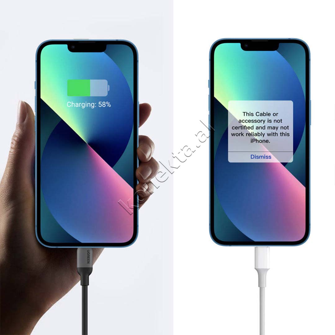 Kabell Karikimi USB-C Ne Lightning 20W UGreen