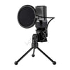Mikrofon Cardioid Me Drita RGB Për Regjistrim Profesional të Zërit