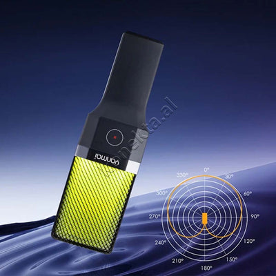 Mikrofon Cardioid Me Drita RGB Për Regjistrim Profesional të Zërit